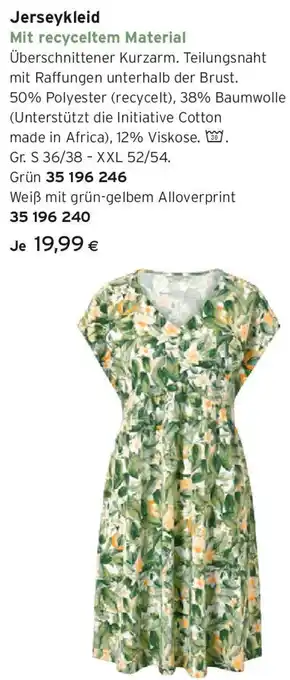 Tchibo Eduscho Jerseykleid Angebot