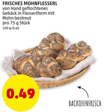 PENNY Frisches Mohnflesserl 75 g Angebot