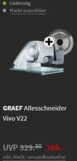 Media Markt Graef Allesschneider Vivo V22 Angebot