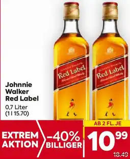 Billa Johnnie Walker Red Label 0.7 Liter Angebot