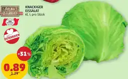 PENNY KNACKIGER EISSALAT Angebot