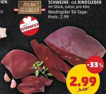 PENNY SCHWEINE- od. RINDSLEBER Angebot