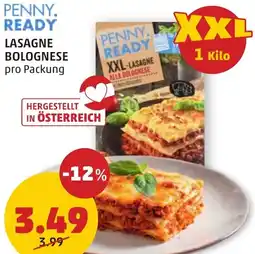 PENNY LASAGNE BOLOGNESE Angebot