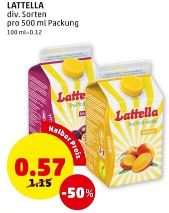 PENNY Lattella 500 ml Angebot