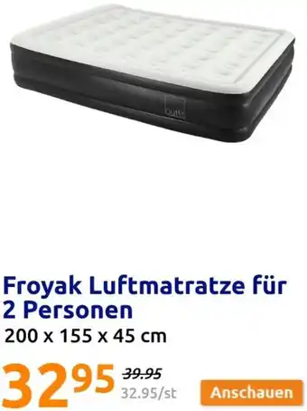 Action Froyak Luftmatratze für 2 Personen Angebot