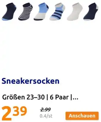 Action Sneakersocken Angebot