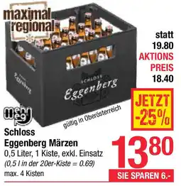 Maximarkt Schloss Eggenberg Märzen 0.5 Liter Angebot