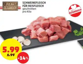 PENNY Schweinefleisch Für Reisfleisch Angebot