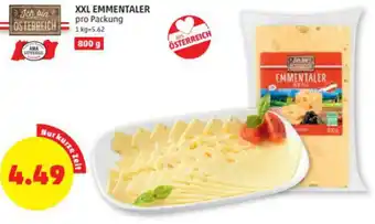 PENNY XXL Emmentaler 800g Angebot