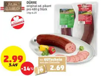 PENNY Dürre 480g Angebot