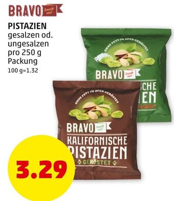 PENNY Bravo Pistazien 250 g Angebot