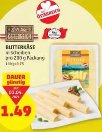 PENNY Butterkäse 200g Angebot