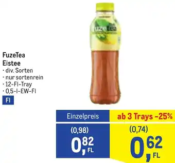 Metro FuzeTea Eistee Angebot