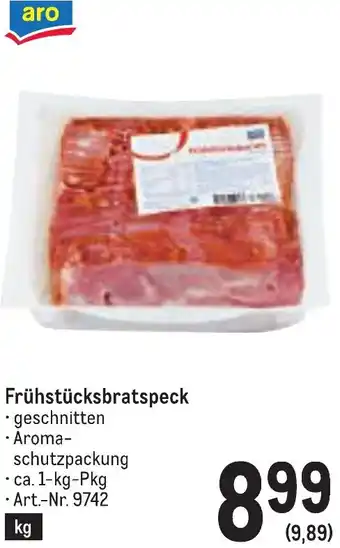 Metro Frühstücksbratspeck Angebot