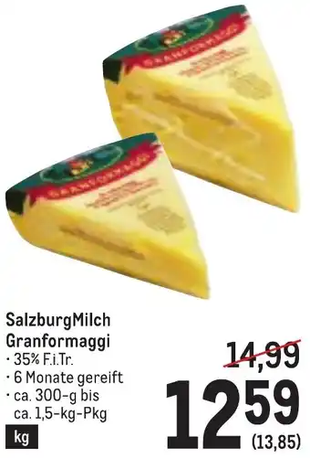 Metro Salzburg Milch Granformaggi Angebot