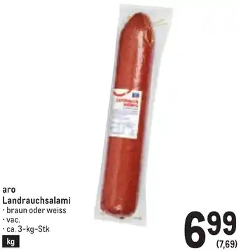 Metro aro Landrauchsalami Angebot