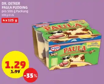 PENNY Dr. Oetker Paula Pudding 500g Angebot