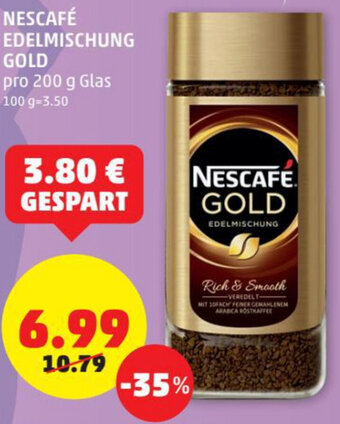 PENNY Nescafé Edelmischung Gold 200g Angebot