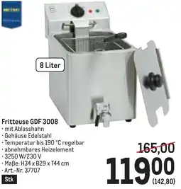 Metro Fritteuse Angebot