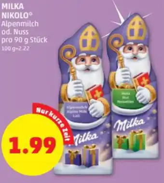 PENNY Milka Nikolo Alpenmilch 90g Angebot