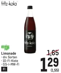 Metro Limonade Angebot