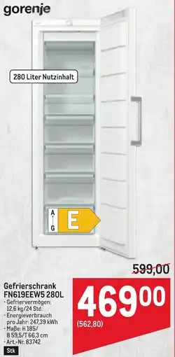 Metro Gefrierschrank Angebot