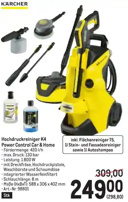 Metro Hochdruckreiniger K4 Power Control Car & Home Angebot