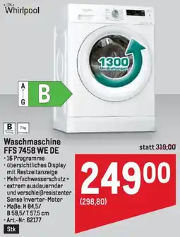 Metro Waschmaschine Angebot