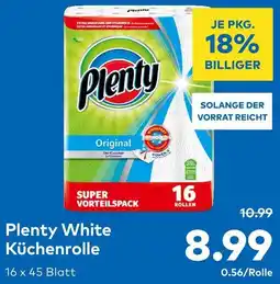 T&G Plenty White Küchenrolle 16 x 45 Blatt Angebot
