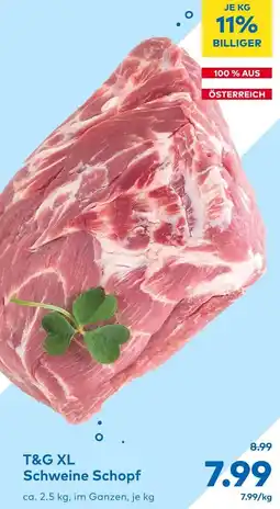 T&G T&G XL Schweine Schopf 2.5kg Angebot
