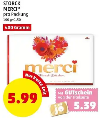PENNY Storch Merci 400 Gramm Angebot