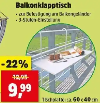Thomas Philipps Balkonklapptisch Angebot