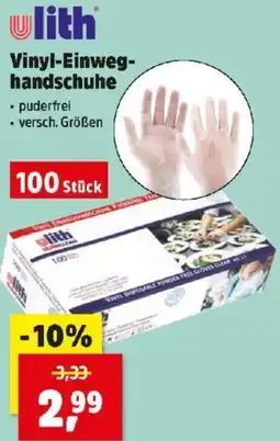 Thomas Philipps Vinyl-Einweg- handschuhe Angebot