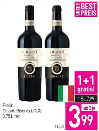 Sutterlüty Piccini Chianti Riserva DOCG Angebot