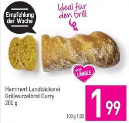 Sutterlüty Hammerl Landbäckerei Grillwurzelbrot Curry 200g Angebot