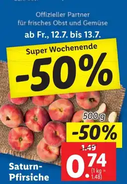 Lidl Saturn Pfirsiche Angebot
