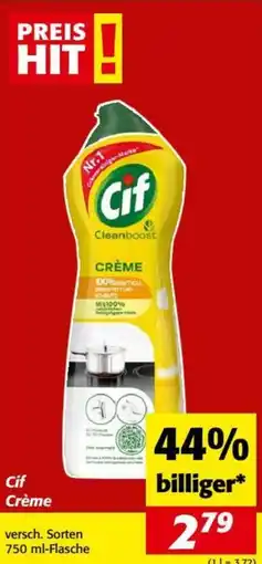 Nah&Frisch Cif Crème Angebot