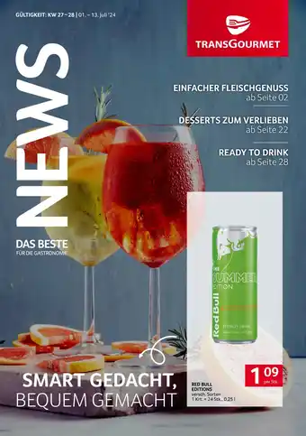 Transgourmet RED BULL EDITIONS Angebot