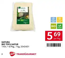 Transgourmet NATURA BIO TOFU NATUR Angebot