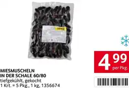Transgourmet MIESMUSCHELN IN DER SCHALE 60/80 Angebot