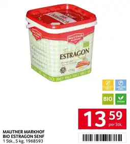 Transgourmet MAUTNER MARKHOF BIO ESTRAGON SENF Angebot