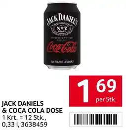 Transgourmet JACK DANIELS & COCA COLA DOSE Angebot