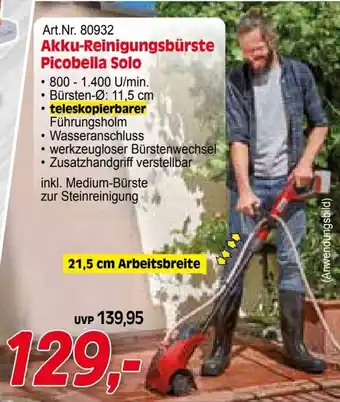 Zgonc Akku-Reinigungsbürste Picobella Solo Angebot