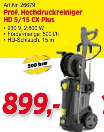 Zgonc Prof. Hochdruckreiniger HD 5/15 CX Plus Angebot