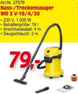 Zgonc Nass-Trockensauger WD 3 V-19/4/20 Angebot