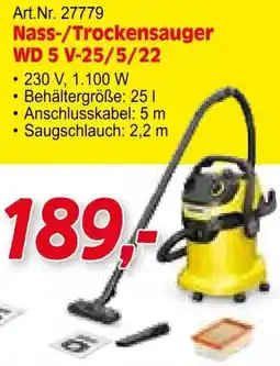Zgonc Nass-Trockensauger WD 5 V-25/5/22 Angebot