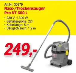 Zgonc Nass-/Trockensauger Pro NT 600L Angebot