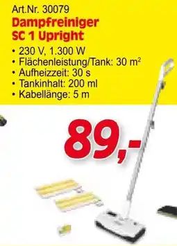 Zgonc Dampfreiniger SC 1 Upright Angebot