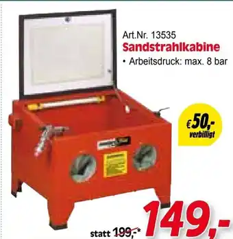 Zgonc Sandstrahlkabine Angebot