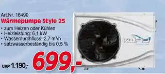 Zgonc Wärmepumpe Style 25 Angebot